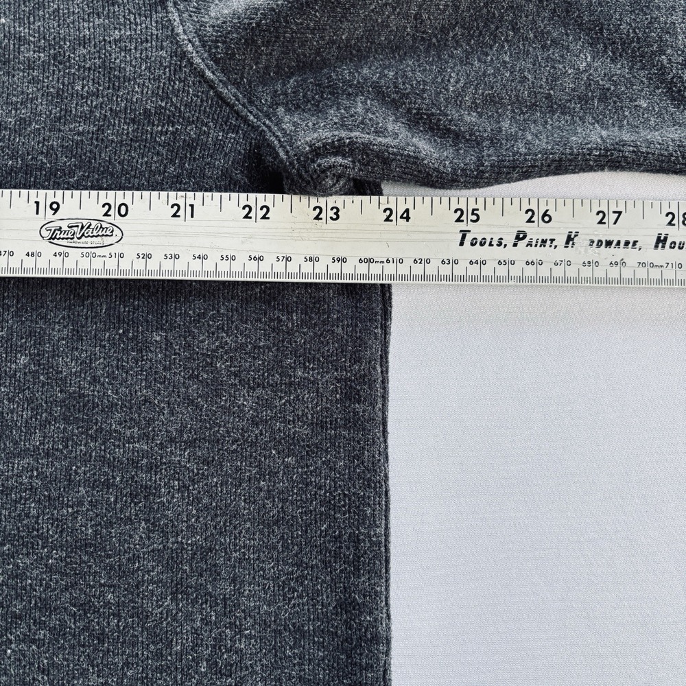 Ralph Lauren Dark Charcoal Gray Quarter-Zip Polo with Red Pony Logo - Picture 10 of 16